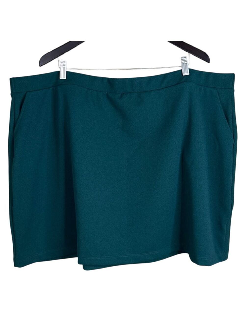 ModCloth This Is Knit Mini Stretchy Skirt Hunter Green Size 3X